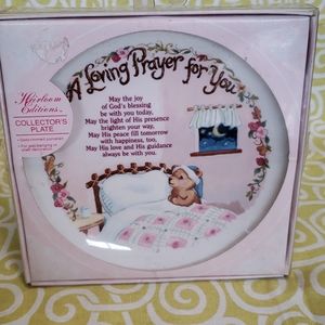A loving prayer collectors plate